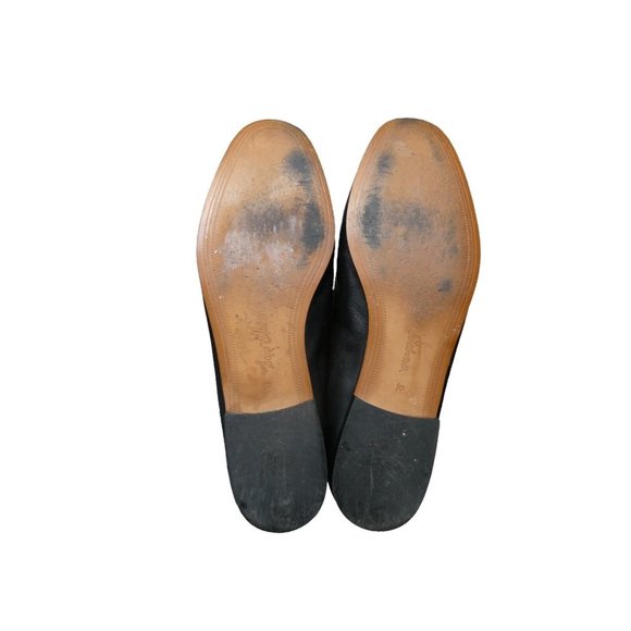 Sam Edelman Womens Shoes Black Loafers Size 10 Gold accent Lior - Picture 5 of 10